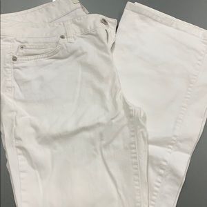 Ann Taylor loft, white jeans, size 8